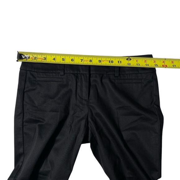 Ann Taylor Loft Petites Black Pants Womens 0P Original Crop NWT - Picture 3 of 8